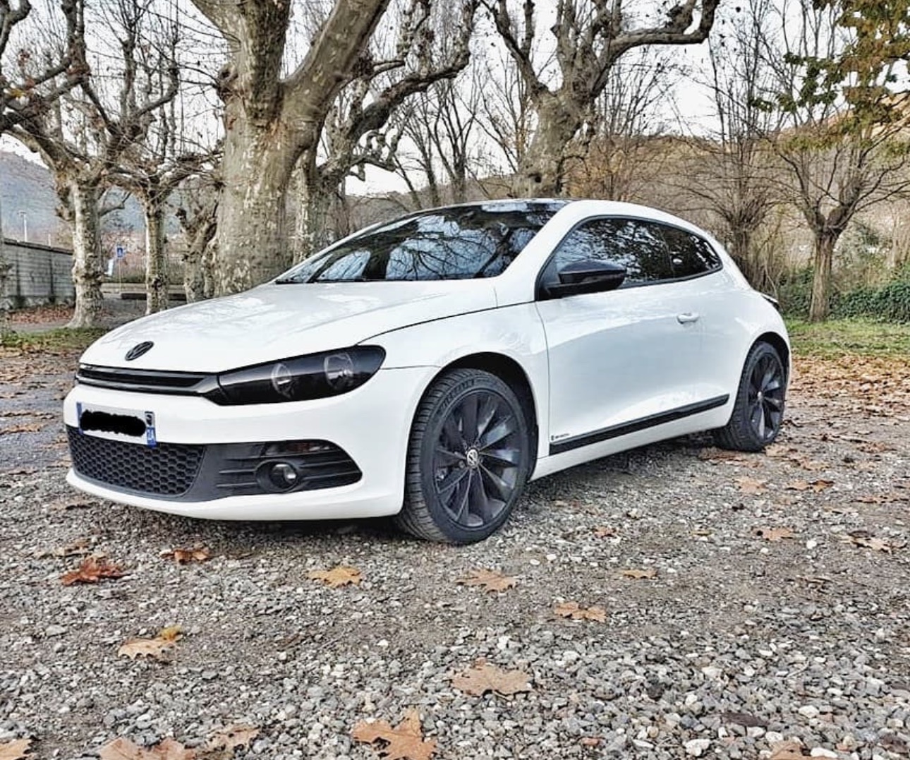 VW Scirocco — vitre teintée